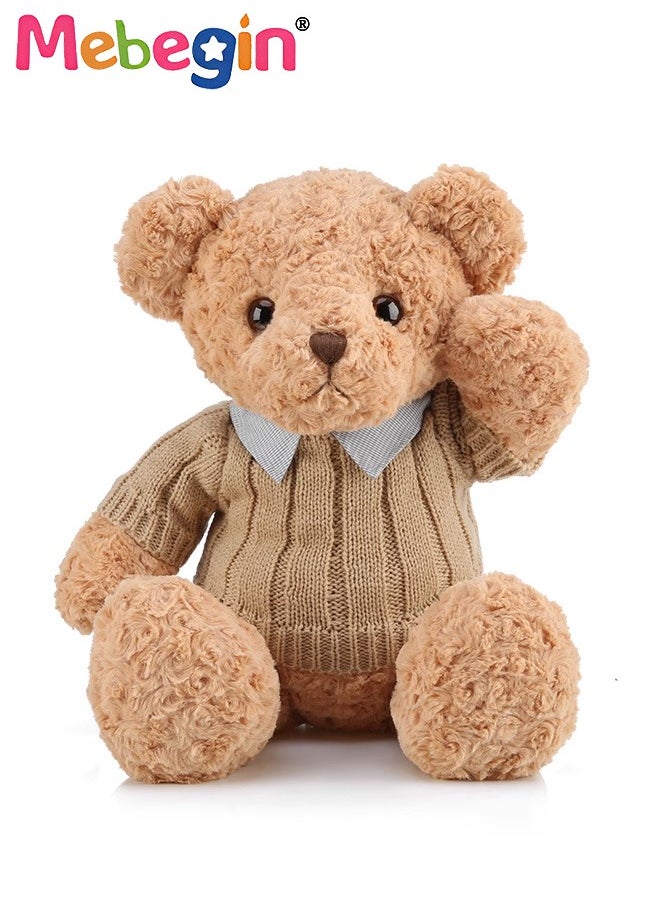 50cm Stuffed Teddy Bear, Unique Shape Teddy Bear, Shaggy Stuffed Brown Bear, Adorable Plush Toy, Made of Soft Premium Stuffing Material, Interior Decoration, Fun Themed Room Decor, Ideal Gift for Al