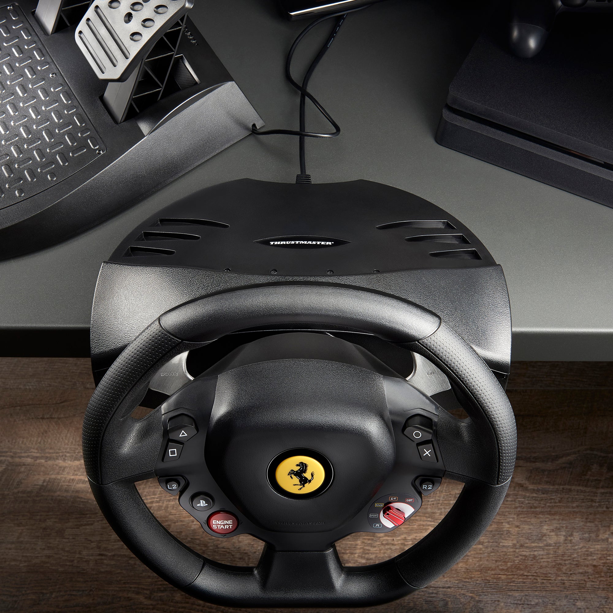 Thrustmaster T80 RW Ferrari 488 GTB - Officially Licensed Racing Wheel for PC, PS4, and PS5