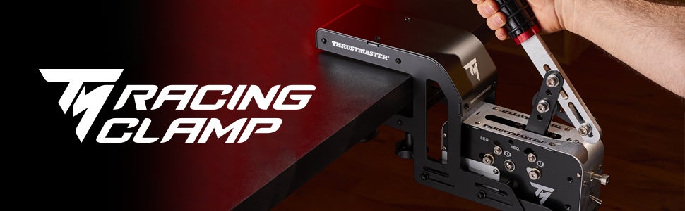 Thrustmaster TM Racing Clamp - Adjustable Mounting System for Racing Peripherals on PC, PS4, PS5, Xbox One, and Xbox Series X|S