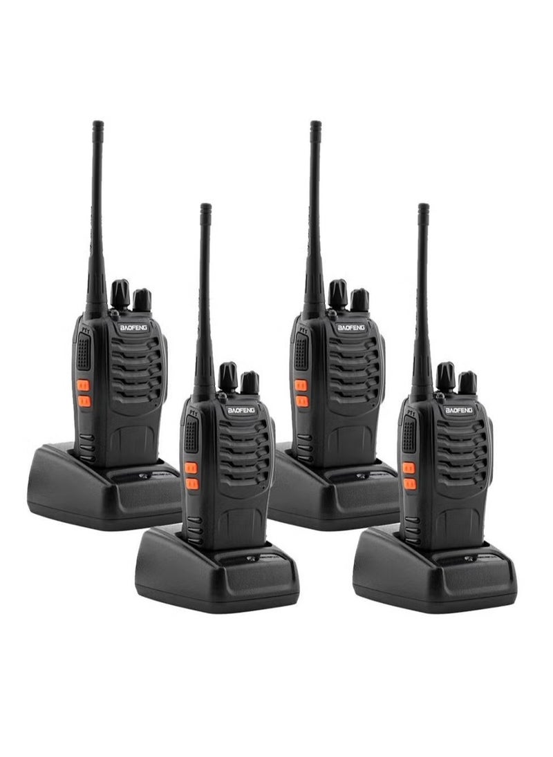 Portable FM Handheld 5W Two Way Radio 4pc