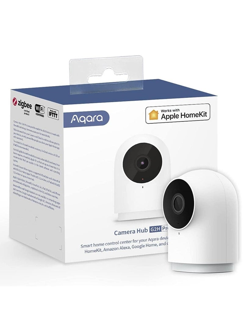 Security Camera G2H Pro,1080P Indoor Compatible with Apple Homekit Global version-White