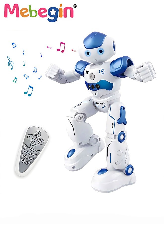 RC Robot Toys for Kids,Gesture-Sensing Smart Programmable Robot, USB Charging, Remote Control Robot Toys for Boys Girls Birthday Gift