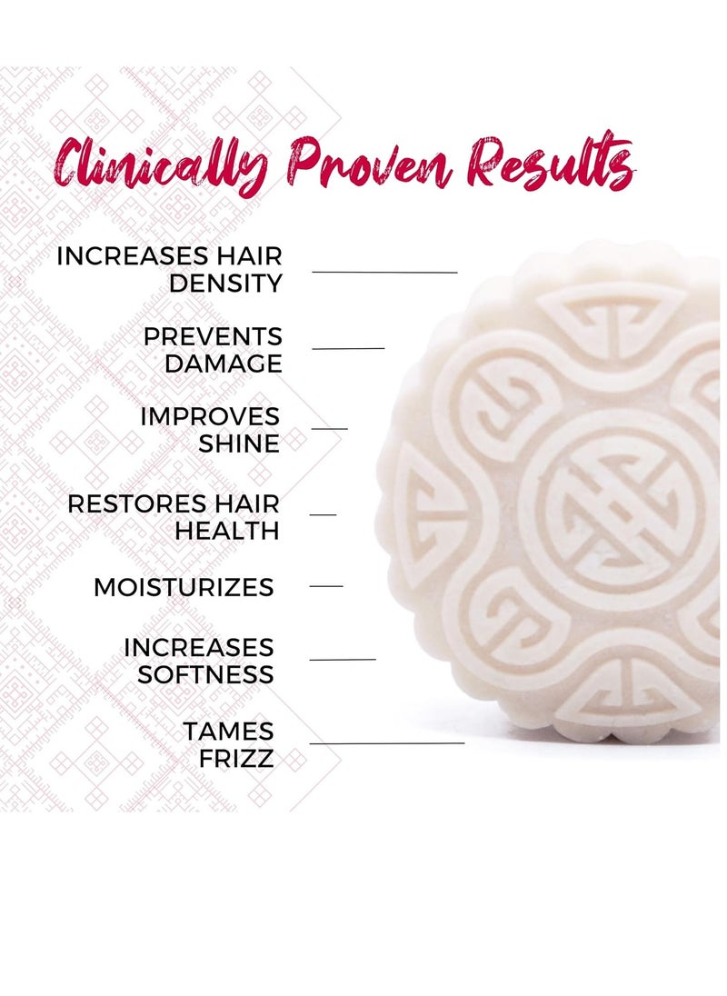 Viori Hidden Waterfall Shampoo and Conditioner Bar Set Made with Rice Water - Handcrafted Sulfate Free Shampoo and Conditioner