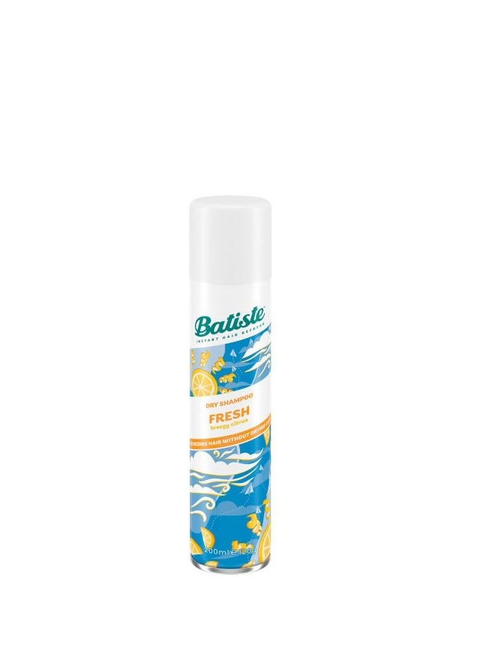 Batiste Instant Hair Refresh Dry Shampoo, Fresh - 6.73 oz (Pack of 2)