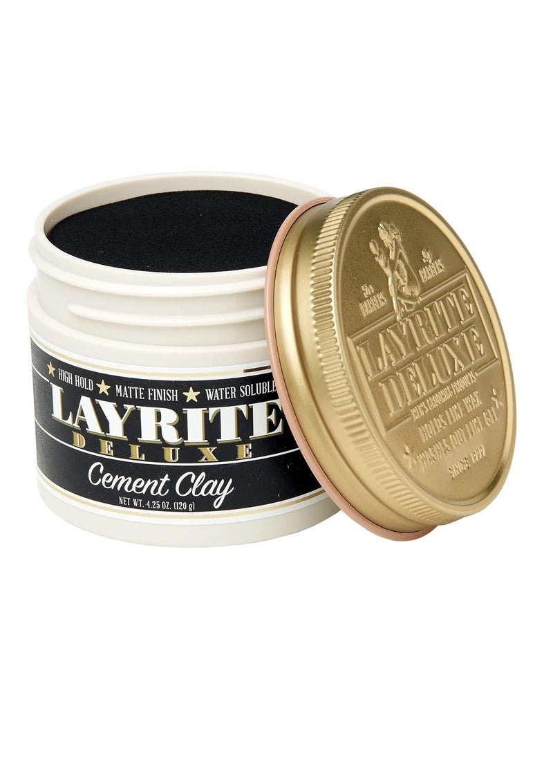 Layrite Cement Hair Clay, 4.25 Ounce