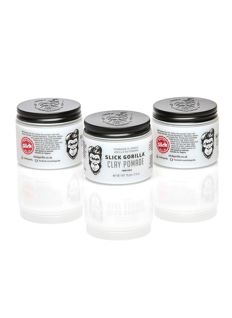 Slick Gorilla Clay Pomade 2.5 oz