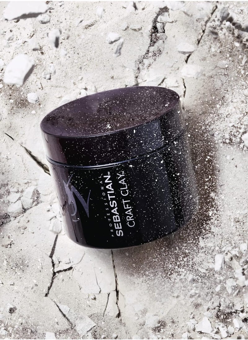 Sebastian Craft Clay, Remoldable Texturizing Hair Clay, 1.7 oz