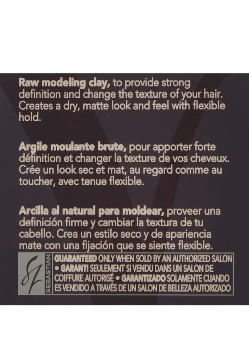 Sebastian Craft Clay, Remoldable Texturizing Hair Clay, 1.7 oz
