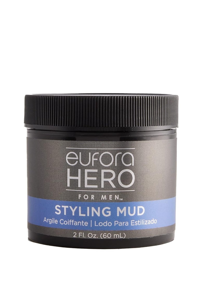 Eufora, 2 Fluid Ounce Hero For Men Styling Mud 2 Ounce, reg, Multicolor