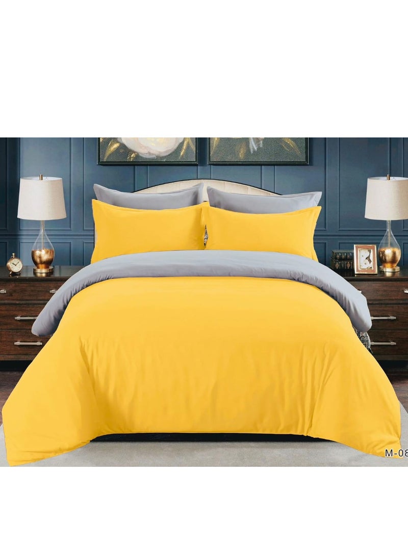 MMM HOME King size High Cotton Master Quality Bedding Set  6pcs Including 1 Duvet Cover/1 Fifted sheet/4 Pillow covers