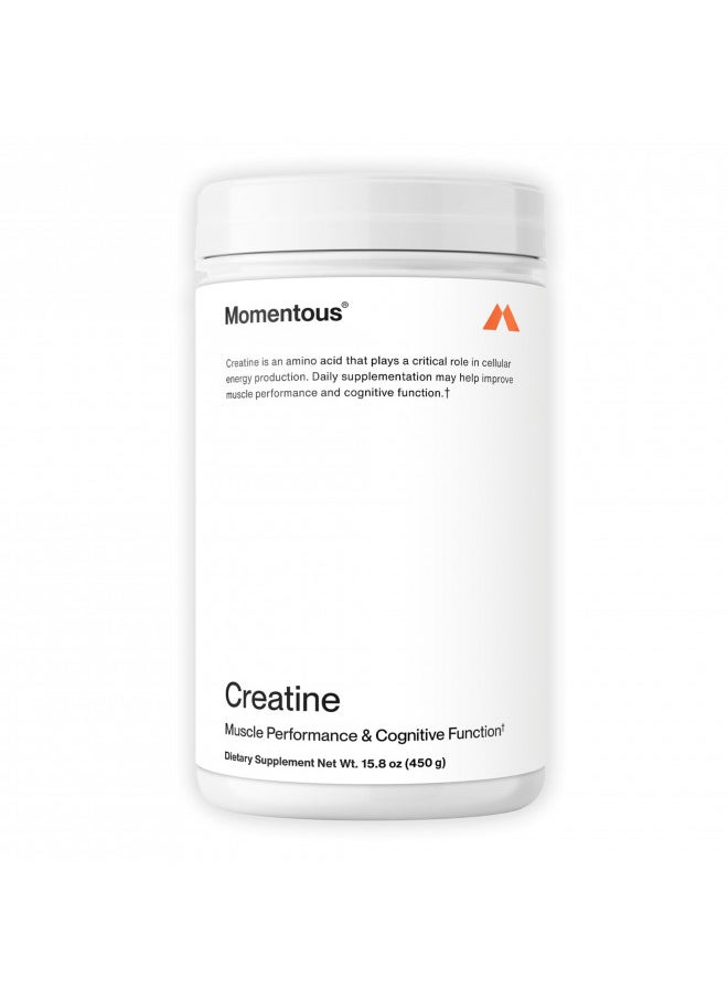 Momentous Creatine, Creapure Performance Creatine Monohydrate Powder (5 Grams Per Serving)