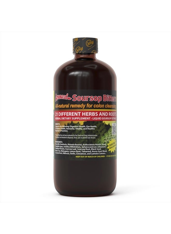 Amenazel Soursop Bitters,Liquid, 16oz