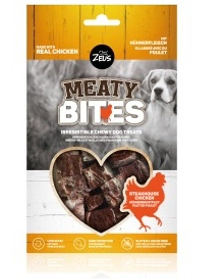 Zeus Meaty Bites Chewy Dog Treats 150g bundle of 5