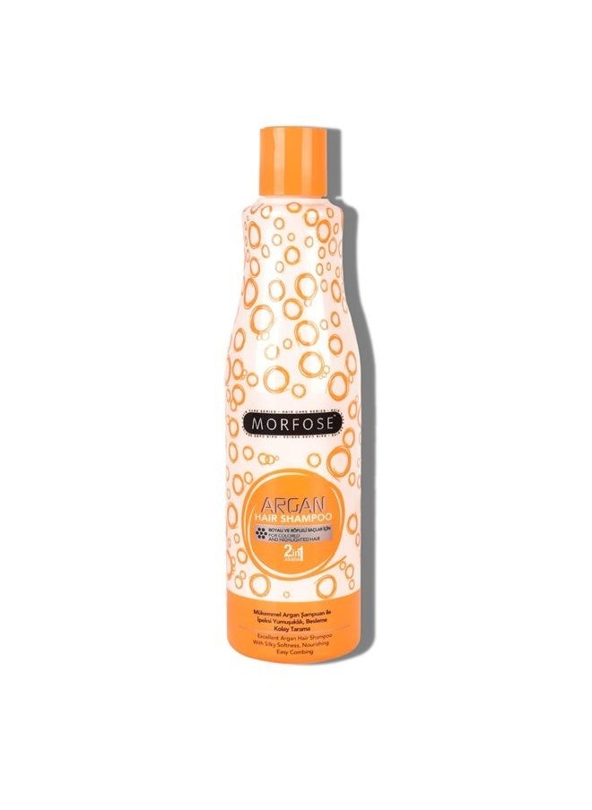 Argan Shampoo for Damaged and Brittle Hair - Infused with Argan Oil for Silky Softness, Deep Moisturizing, Easy Combing, and Restored Shine - Gentle Formula with Natural Ingredients for Revita