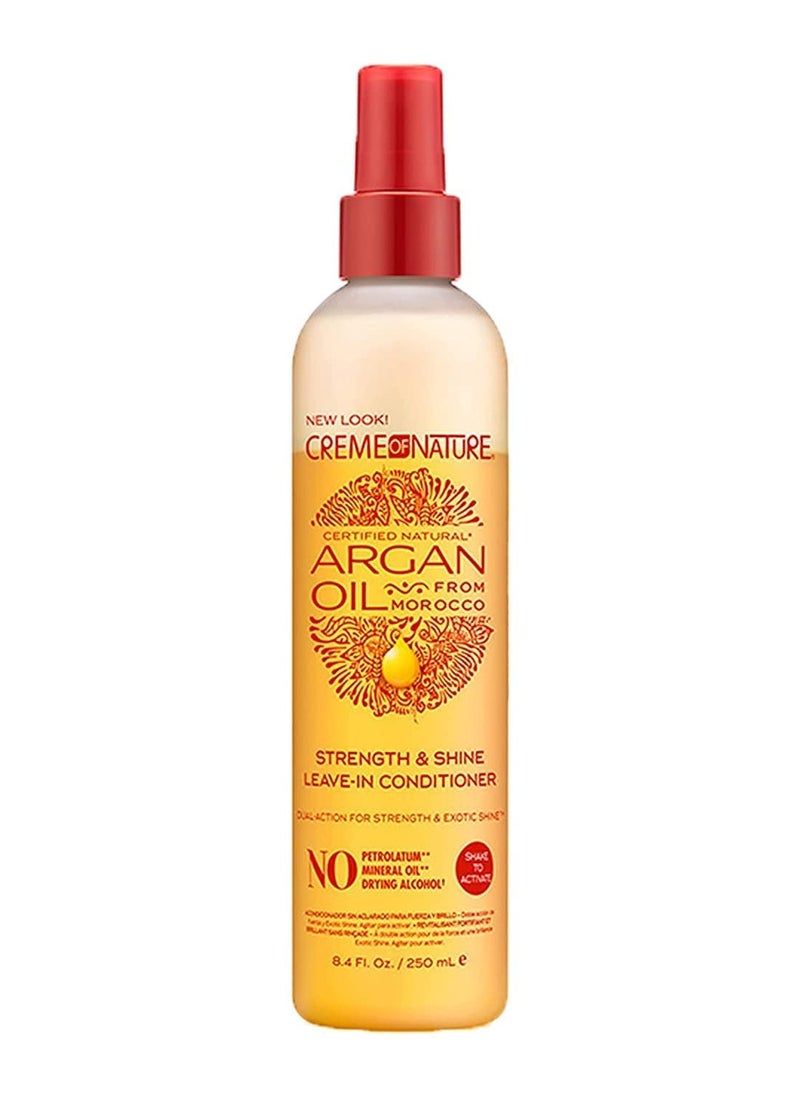 Creme of Nature, Argan Oil Leave In Conditioner, Detangling and Conditioning Formula for Normal Hair 8.45 Fl Oz