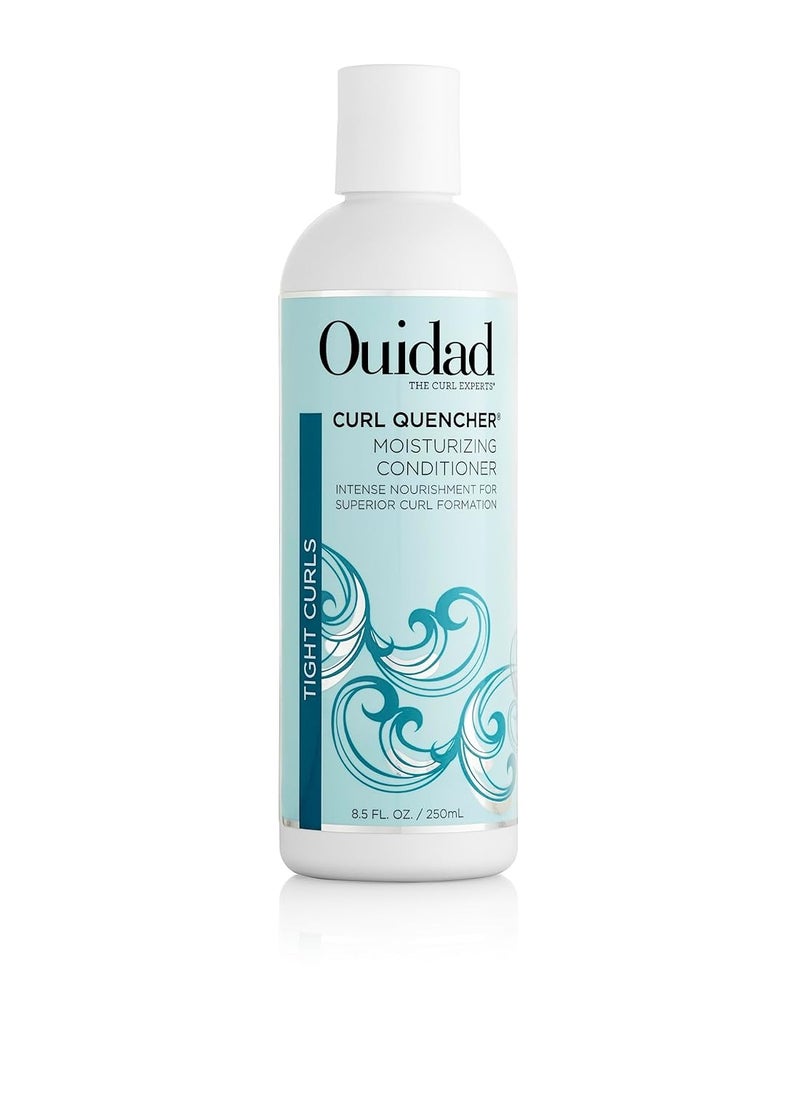 Ouidad Curl Quencher Moisturizing Conditioner, Curl Defining Hair Conditioner for Soft, Nourished & Hydrated Curls, Helps Repair Damage, Creamy Detangling Conditioner, For Tight Curls