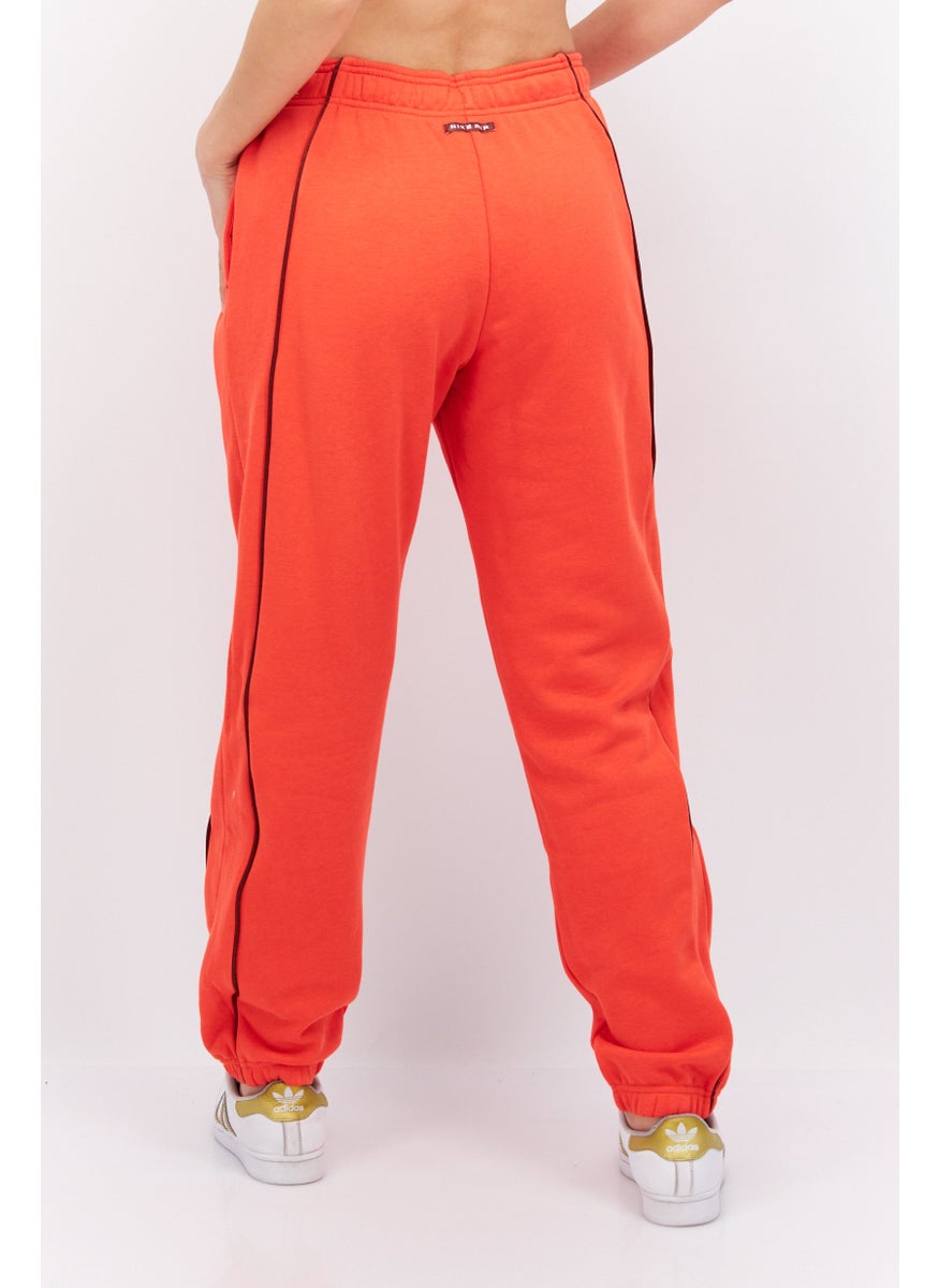 Women Standard Fit Training Track Pant, Orange