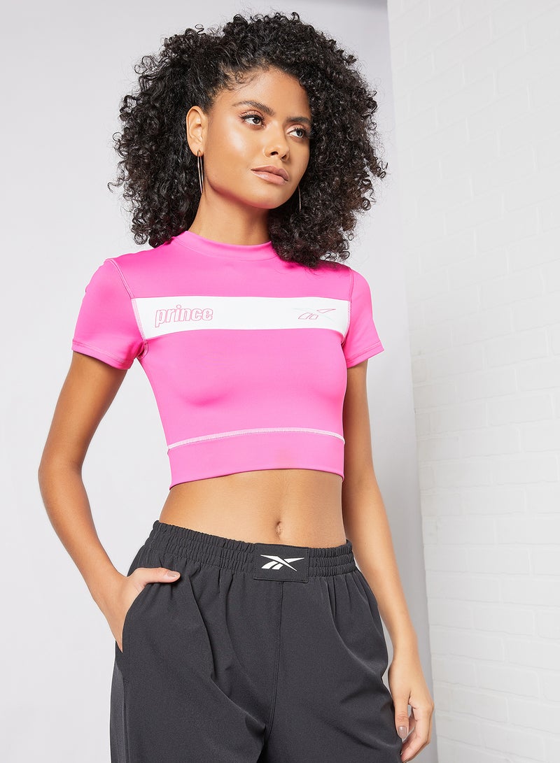 Prince Crop Top Pink