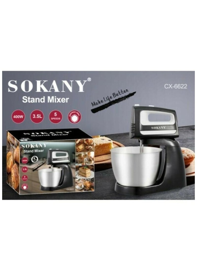 Sokany  CX-6622 Mixer with Bowl 3.5L 400W