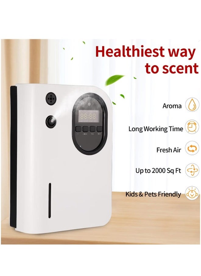 Essential Oil Diffuser,Bluetooth Waterless Aromatherapy Machine,Smart Diffuser with Timer Up To 260m³ Coverage For Home And Hotel