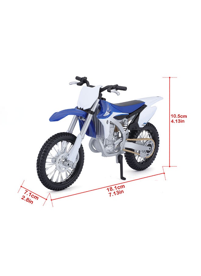 1:12 Motorcycles - Yamaha Yz45Of Blue Officially Licensed Scaled Replicas of Collectible Diecast Metal Models with Exquisite Interior & Exterior Detailing for All Ages