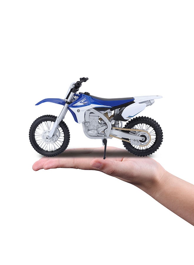 1:12 Motorcycles - Yamaha Yz45Of Blue Officially Licensed Scaled Replicas of Collectible Diecast Metal Models with Exquisite Interior & Exterior Detailing for All Ages