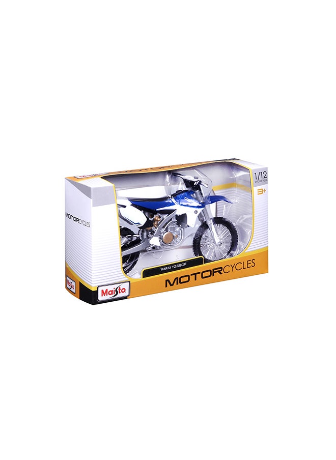 1:12 Motorcycles - Yamaha Yz45Of Blue Officially Licensed Scaled Replicas of Collectible Diecast Metal Models with Exquisite Interior & Exterior Detailing for All Ages