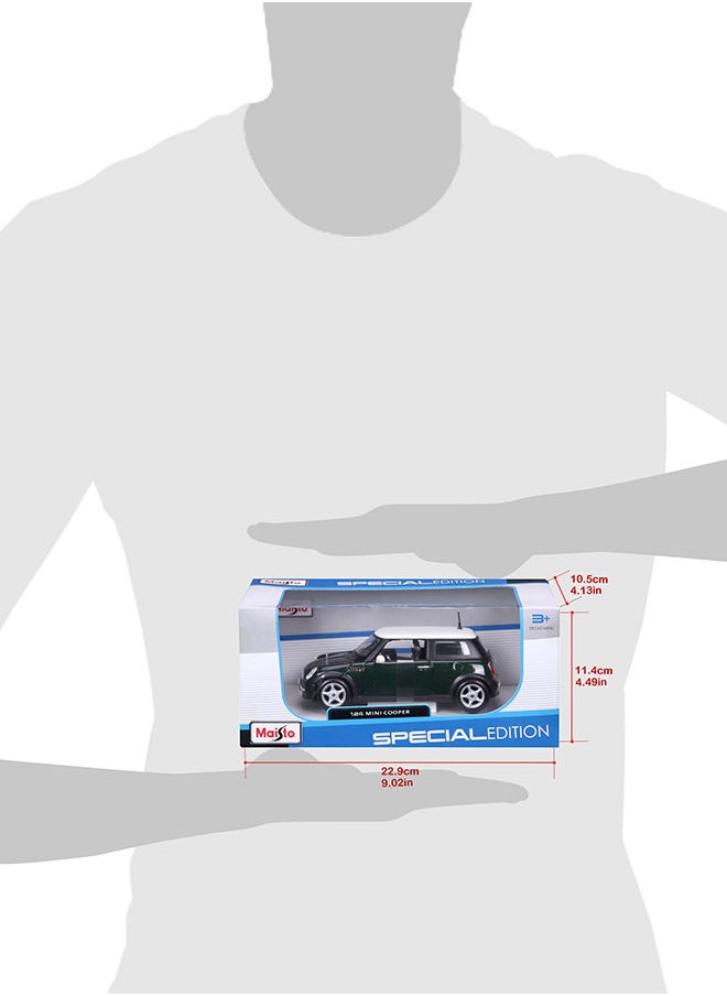 1:24 Se (A) - Mini Cooper Dull Black Officially Licensed Scaled Replicas of Collectible Diecast Metal Models with Exquisite Interior & Exterior Detailing for All Ages