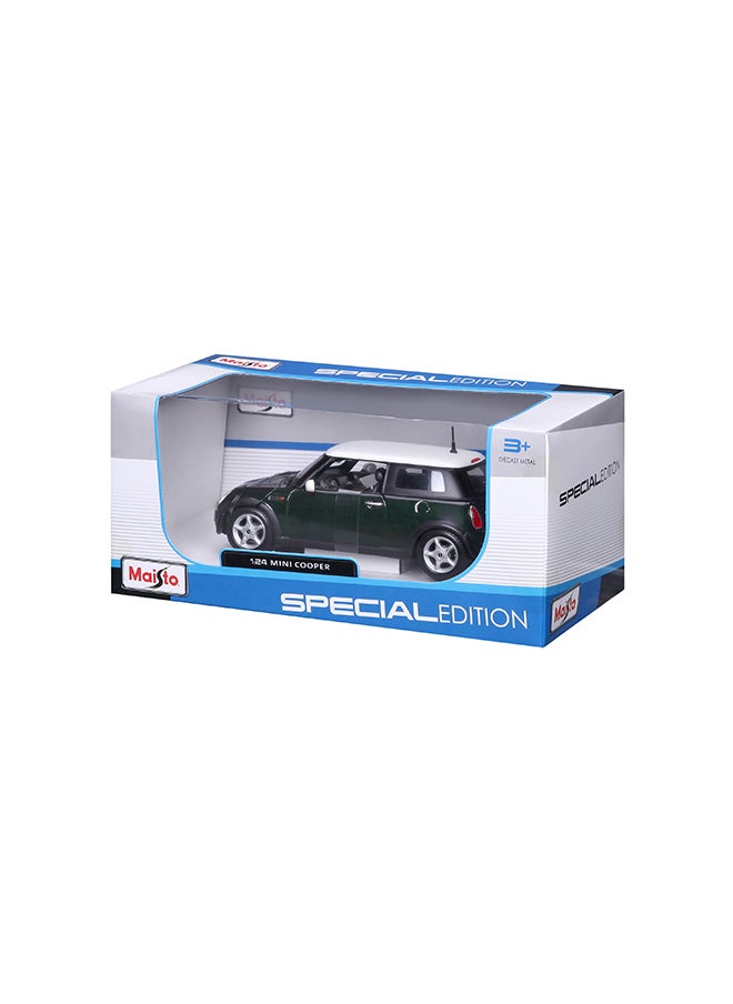 1:24 Se (A) - Mini Cooper Dull Black Officially Licensed Scaled Replicas of Collectible Diecast Metal Models with Exquisite Interior & Exterior Detailing for All Ages