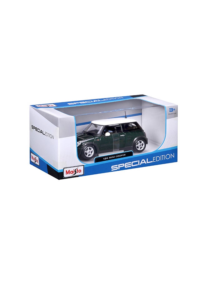 1:24 Se (A) - Mini Cooper Dull Black Officially Licensed Scaled Replicas of Collectible Diecast Metal Models with Exquisite Interior & Exterior Detailing for All Ages