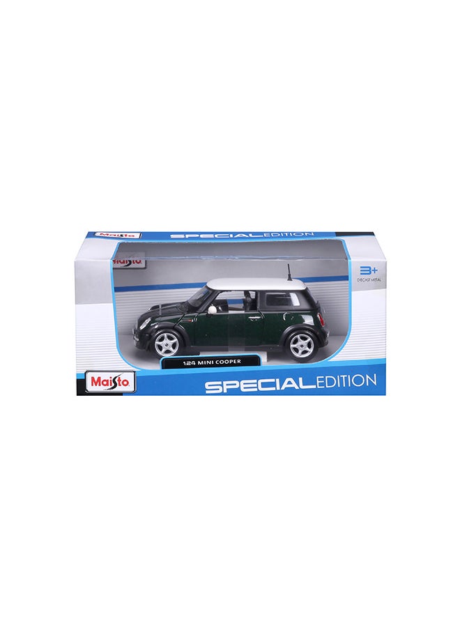 1:24 Se (A) - Mini Cooper Dull Black Officially Licensed Scaled Replicas of Collectible Diecast Metal Models with Exquisite Interior & Exterior Detailing for All Ages