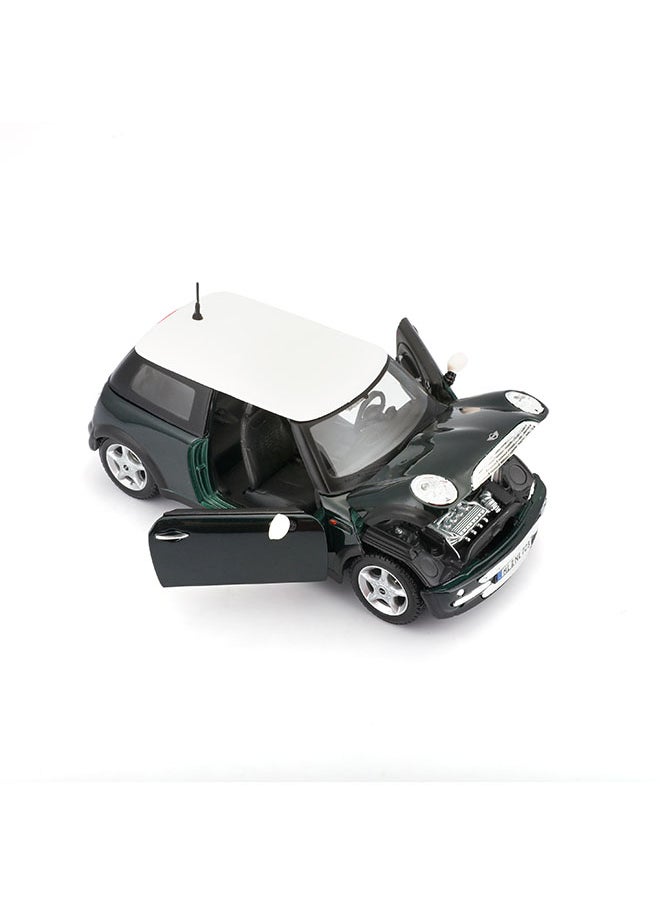 1:24 Se (A) - Mini Cooper Dull Black Officially Licensed Scaled Replicas of Collectible Diecast Metal Models with Exquisite Interior & Exterior Detailing for All Ages