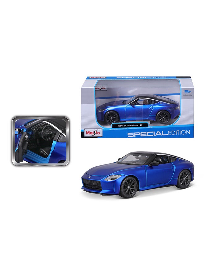 1:24 Sp. Ed. (B) - 2023 Nissan Z Liquid Blue/Black Officially Licensed Scaled Replicas of Collectible Diecast Metal Models with Exquisite Interior & Exterior Detailing for All Ages