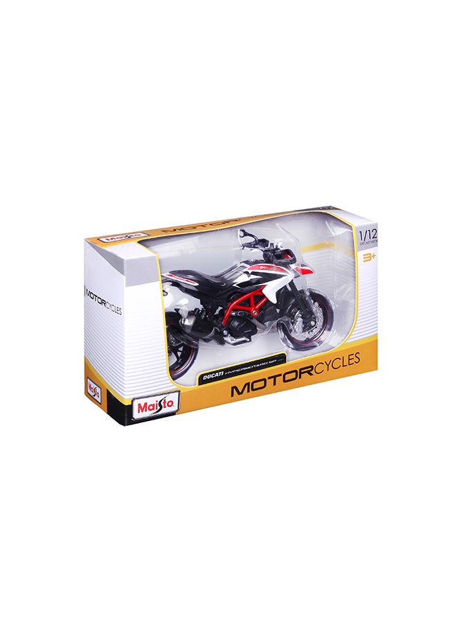 1:12 Motorcycles - Ducati Hypermota Sp Officially Licensed Scaled Replicas of Collectible Diecast Metal Models with Exquisite Interior & Exterior Detailing for All Ages