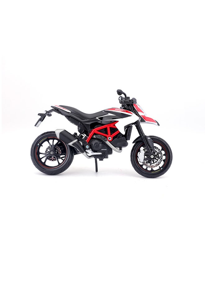 1:12 Motorcycles - Ducati Hypermota Sp Officially Licensed Scaled Replicas of Collectible Diecast Metal Models with Exquisite Interior & Exterior Detailing for All Ages