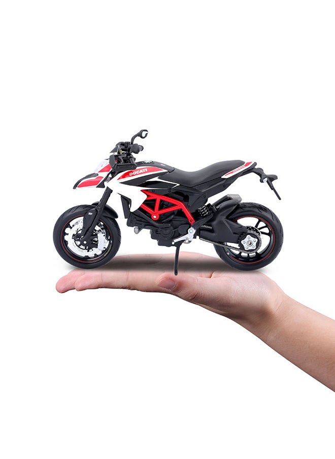 1:12 Motorcycles - Ducati Hypermota Sp Officially Licensed Scaled Replicas of Collectible Diecast Metal Models with Exquisite Interior & Exterior Detailing for All Ages