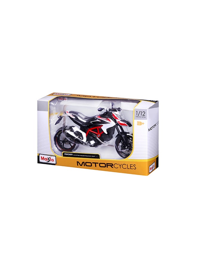 1:12 Motorcycles - Ducati Hypermota Sp Officially Licensed Scaled Replicas of Collectible Diecast Metal Models with Exquisite Interior & Exterior Detailing for All Ages