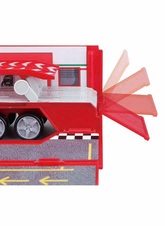 Fresh Metal Ferrari Evolution Hauler Officially Licensed Scaled Replicas of Collectible Diecast Metal Models with Exquisite Interior & Exterior Detailing for All Ages