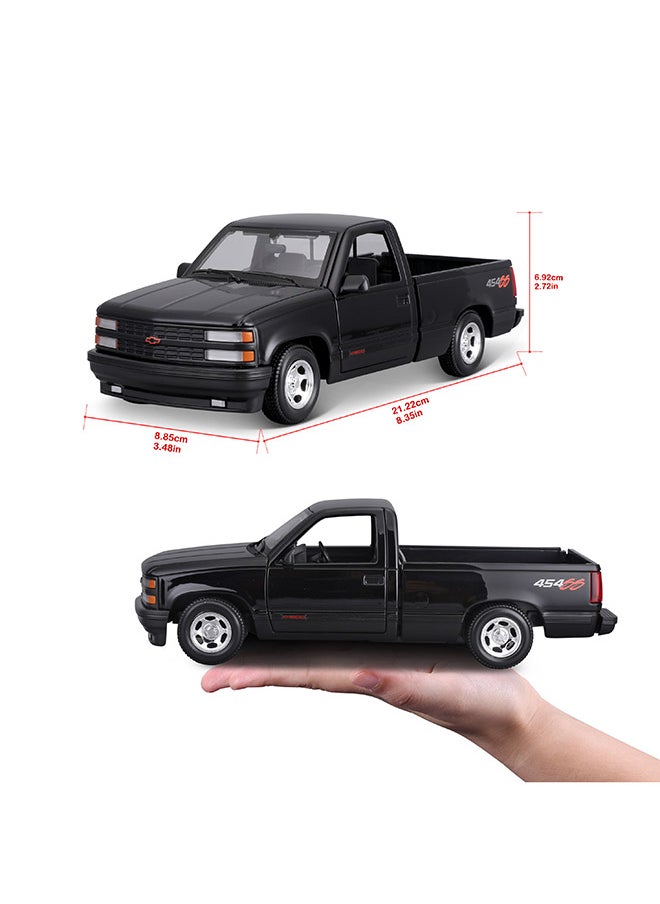 1:24 1993 Chevrolet 454 Ss Pick-Up Black Officially Licensed Scaled Replicas of Collectible Diecast Metal Models with Exquisite Interior & Exterior Detailing for All Ages