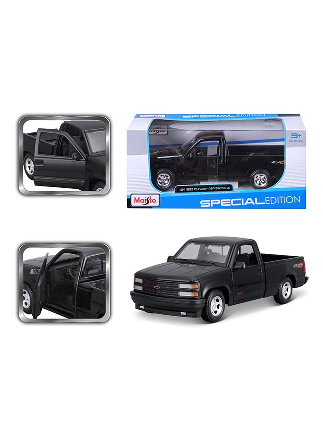 1:24 1993 Chevrolet 454 Ss Pick-Up Black Officially Licensed Scaled Replicas of Collectible Diecast Metal Models with Exquisite Interior & Exterior Detailing for All Ages