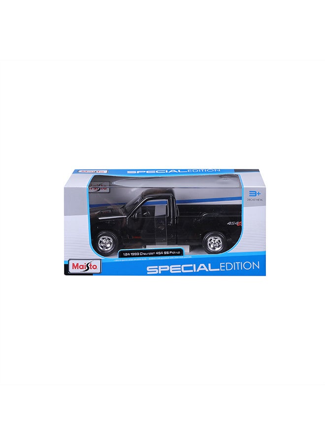 1:24 1993 Chevrolet 454 Ss Pick-Up Black Officially Licensed Scaled Replicas of Collectible Diecast Metal Models with Exquisite Interior & Exterior Detailing for All Ages