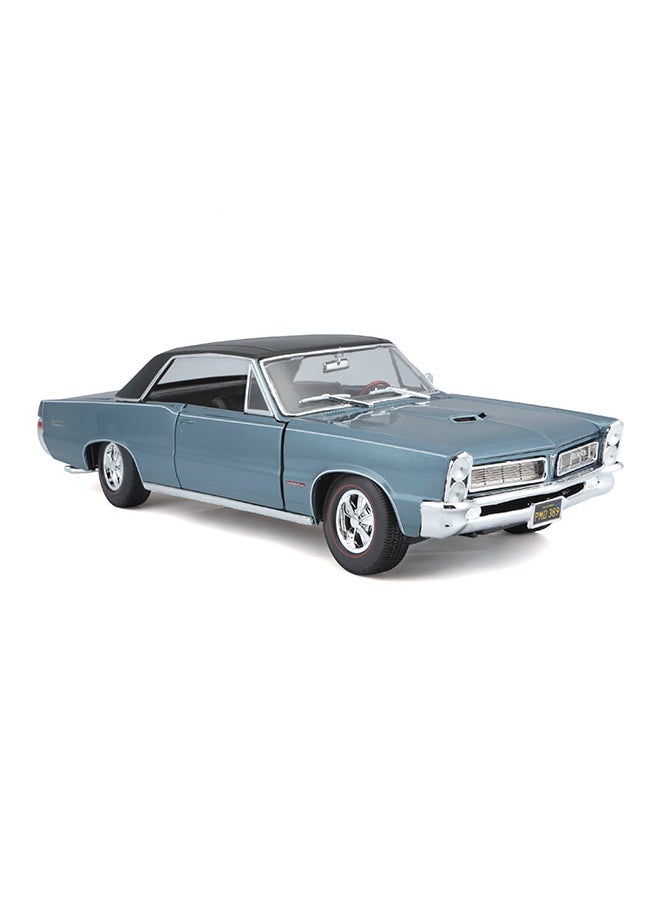 1:18 Sp. Ed. (A) - 1965 Pontiac Gto, Hurst Edition - Matte Blue Officially Licensed Scaled Replicas of Collectible Diecast Metal Models with Exquisite Interior & Exterior Detailing for All Ages