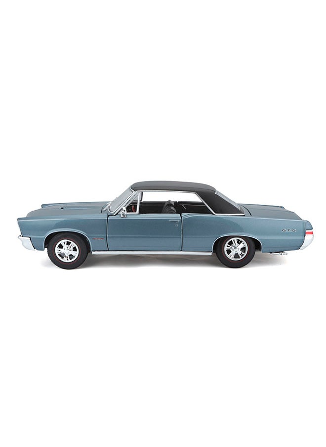 1:18 Sp. Ed. (A) - 1965 Pontiac Gto, Hurst Edition - Matte Blue Officially Licensed Scaled Replicas of Collectible Diecast Metal Models with Exquisite Interior & Exterior Detailing for All Ages