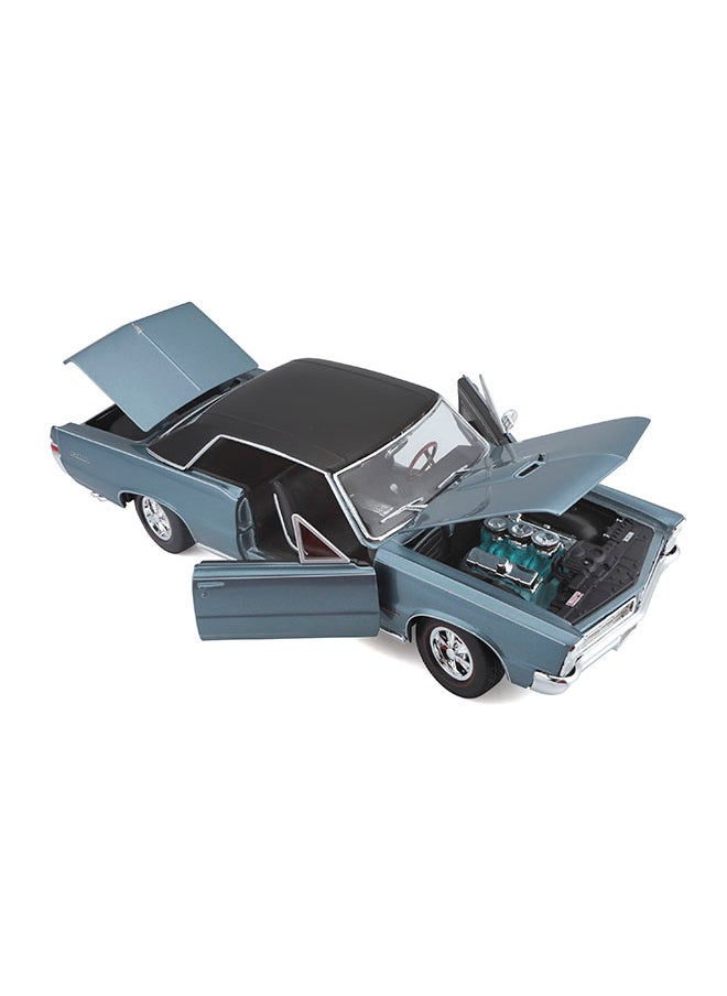 1:18 Sp. Ed. (A) - 1965 Pontiac Gto, Hurst Edition - Matte Blue Officially Licensed Scaled Replicas of Collectible Diecast Metal Models with Exquisite Interior & Exterior Detailing for All Ages