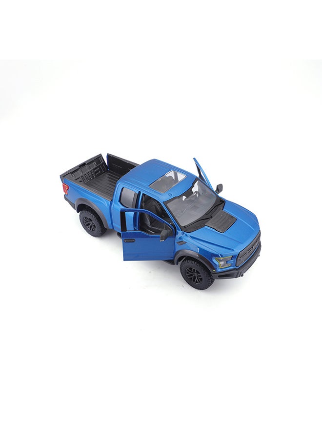 1:24 Se Trucks - 2017 Ford F-150 Raptor - Blue Officially Licensed Scaled Replicas of Collectible Diecast Metal Models with Exquisite Interior & Exterior Detailing for All Ages