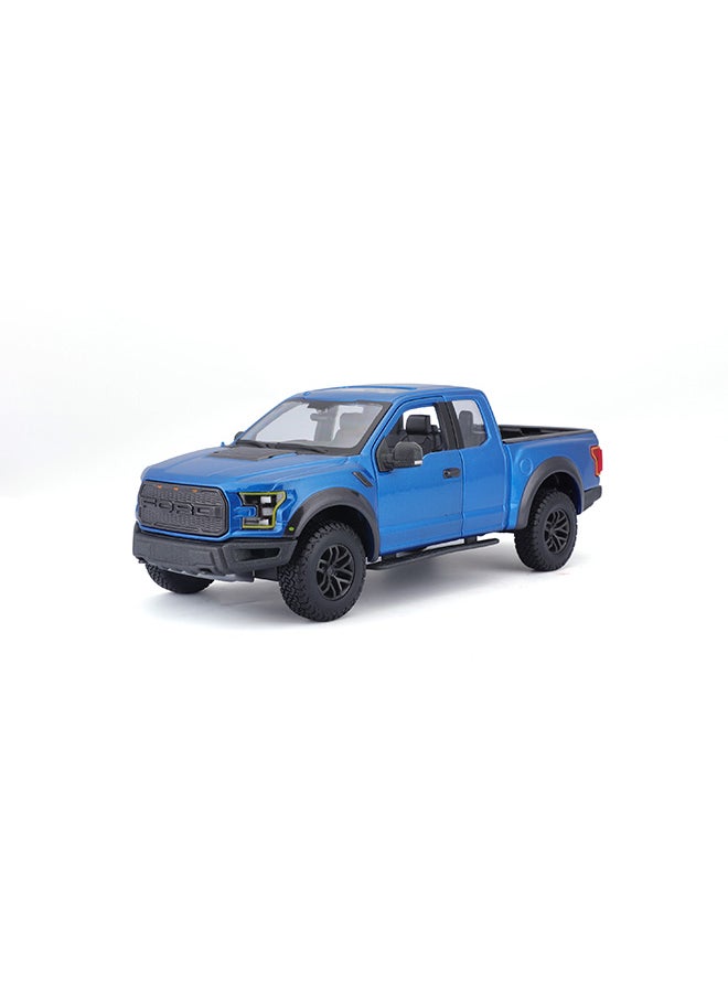 1:24 Se Trucks - 2017 Ford F-150 Raptor - Blue Officially Licensed Scaled Replicas of Collectible Diecast Metal Models with Exquisite Interior & Exterior Detailing for All Ages