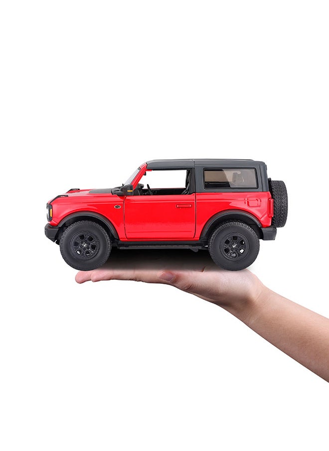 1:18 Ford Bronco Wildtrak Red Officially Licensed Scaled Replicas of Collectible Diecast Metal Models with Exquisite Interior & Exterior Detailing for All Ages