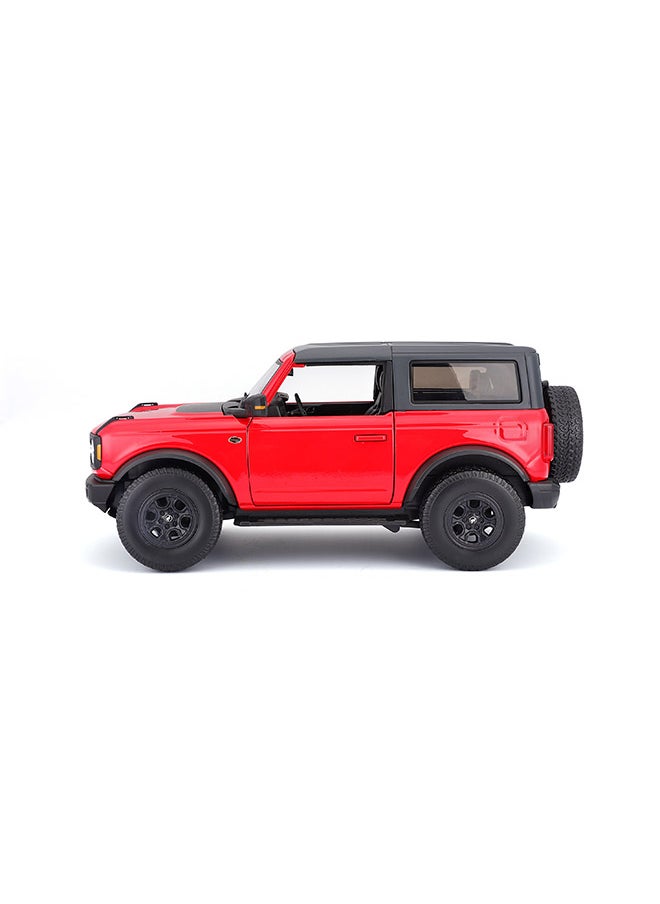 1:18 Ford Bronco Wildtrak Red Officially Licensed Scaled Replicas of Collectible Diecast Metal Models with Exquisite Interior & Exterior Detailing for All Ages