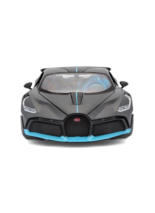 1:24 Sp (B) - Bugatti Divo - Dull Grey Officially Licensed Scaled Replicas of Collectible Diecast Metal Models with Exquisite Interior & Exterior Detailing for All Ages