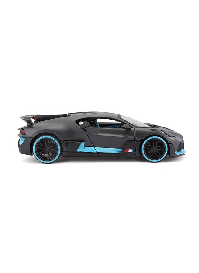 1:24 Sp (B) - Bugatti Divo - Dull Grey Officially Licensed Scaled Replicas of Collectible Diecast Metal Models with Exquisite Interior & Exterior Detailing for All Ages